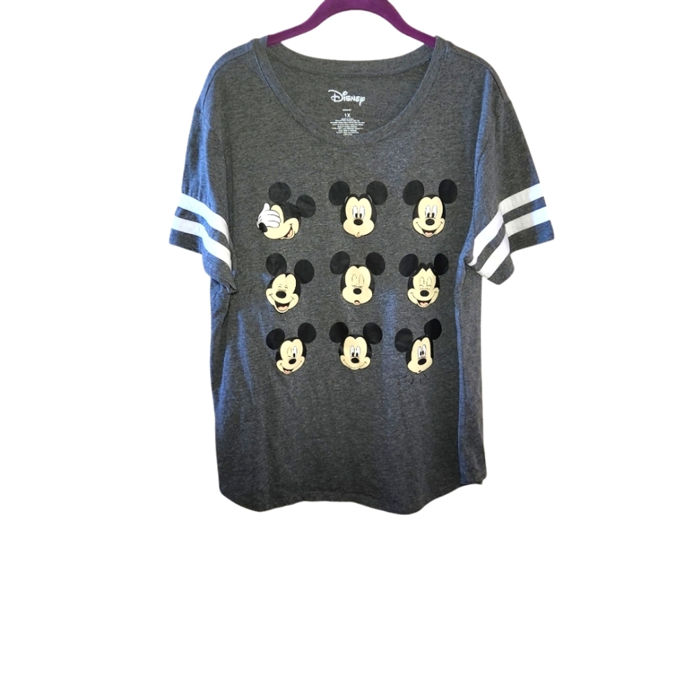 Disney Tee, 1X The Faces of Mickey Mouse